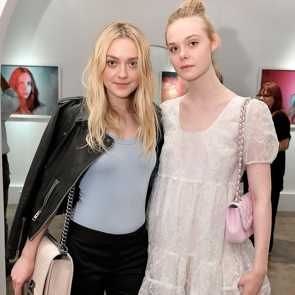 Dakota Fanning mit ihrer Schwester Elle