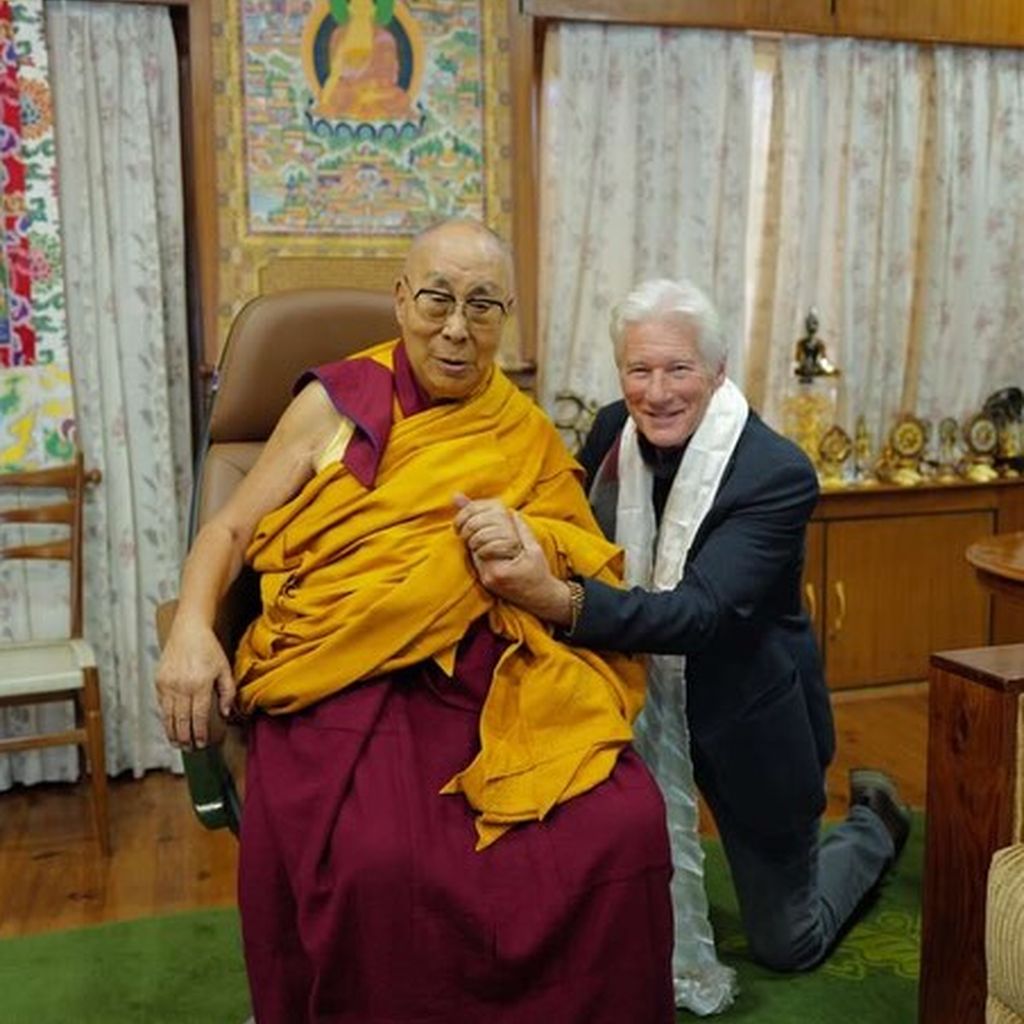Der Dalai Lama und Richard Gere im März 2026