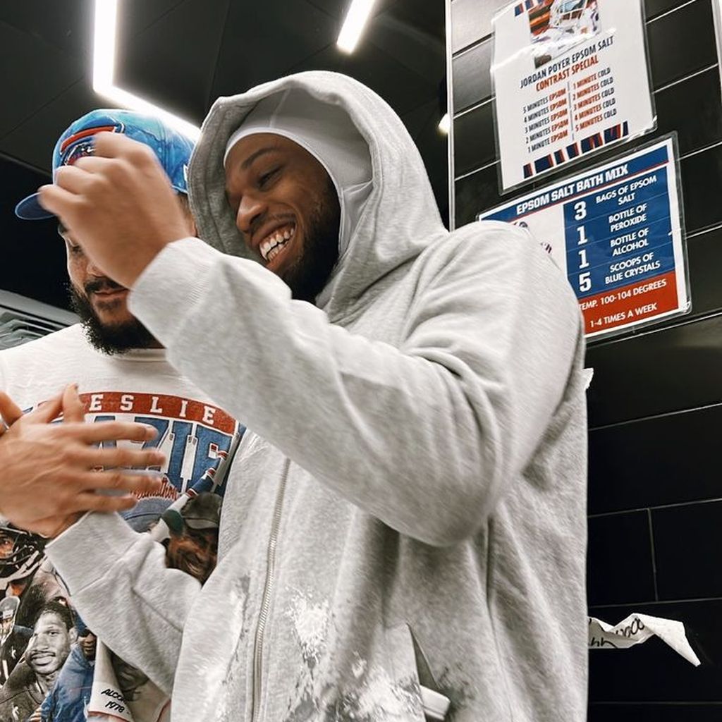 Damar Hamlin beim Training der Bills