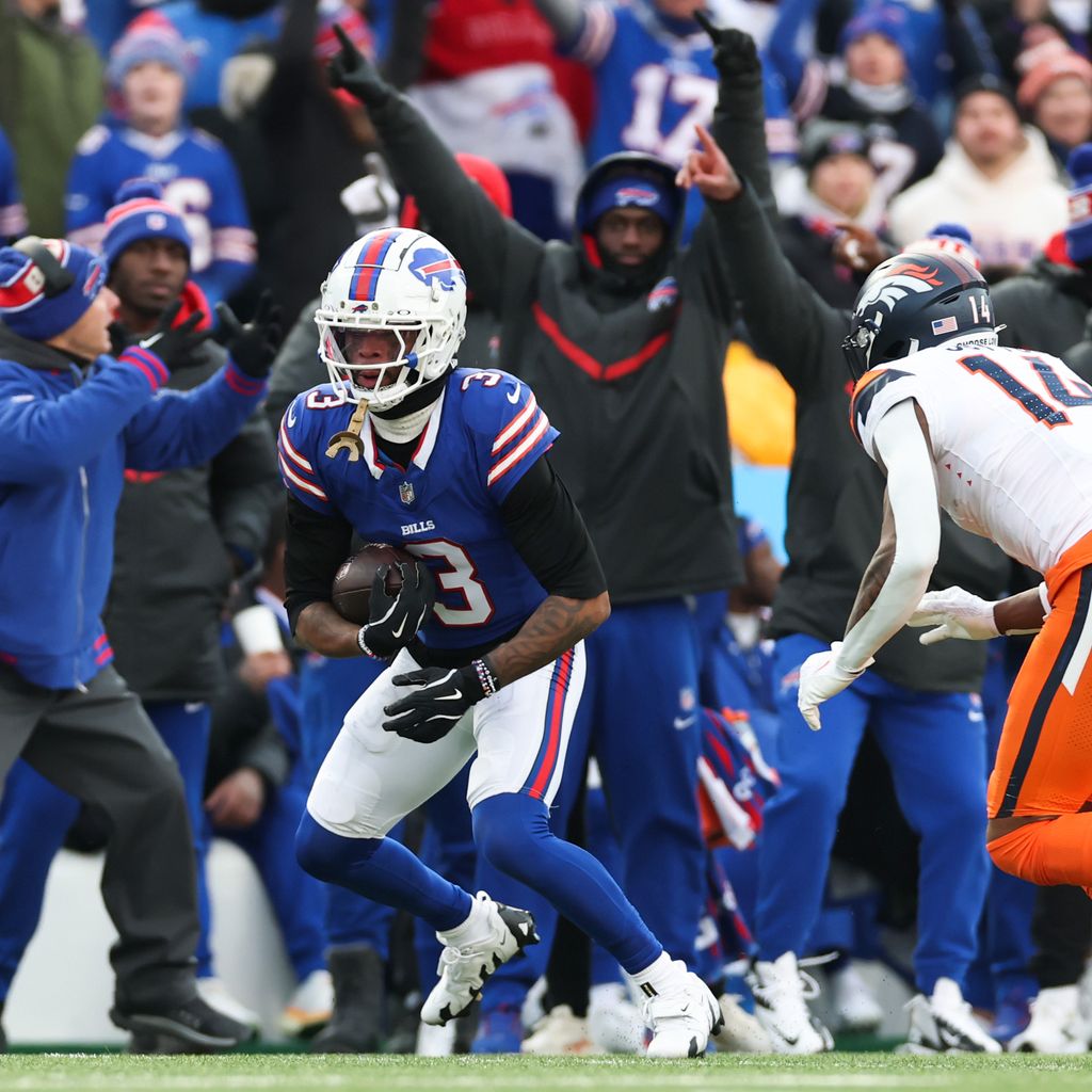 Damar Hamlin der Buffalo Bills bei den Playoffs gegen die Denver Broncos