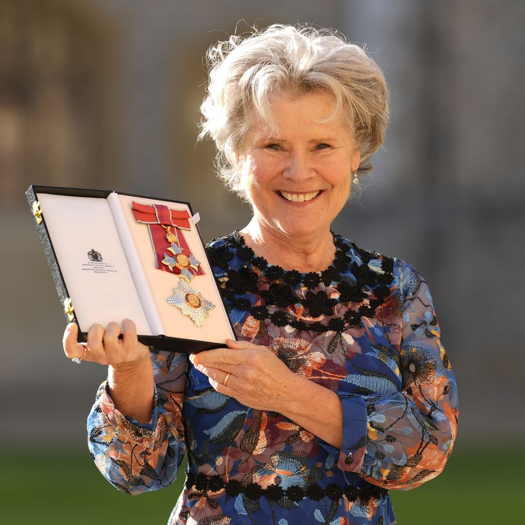 Dame Imelda Staunton bei einer Ehrung im Schloss Windsor 2024