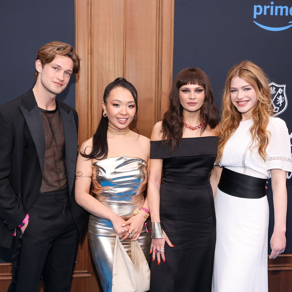 Der "Maxton Hall"-Cast bei der Premiere im Zoopalast in Berlin, April 2024