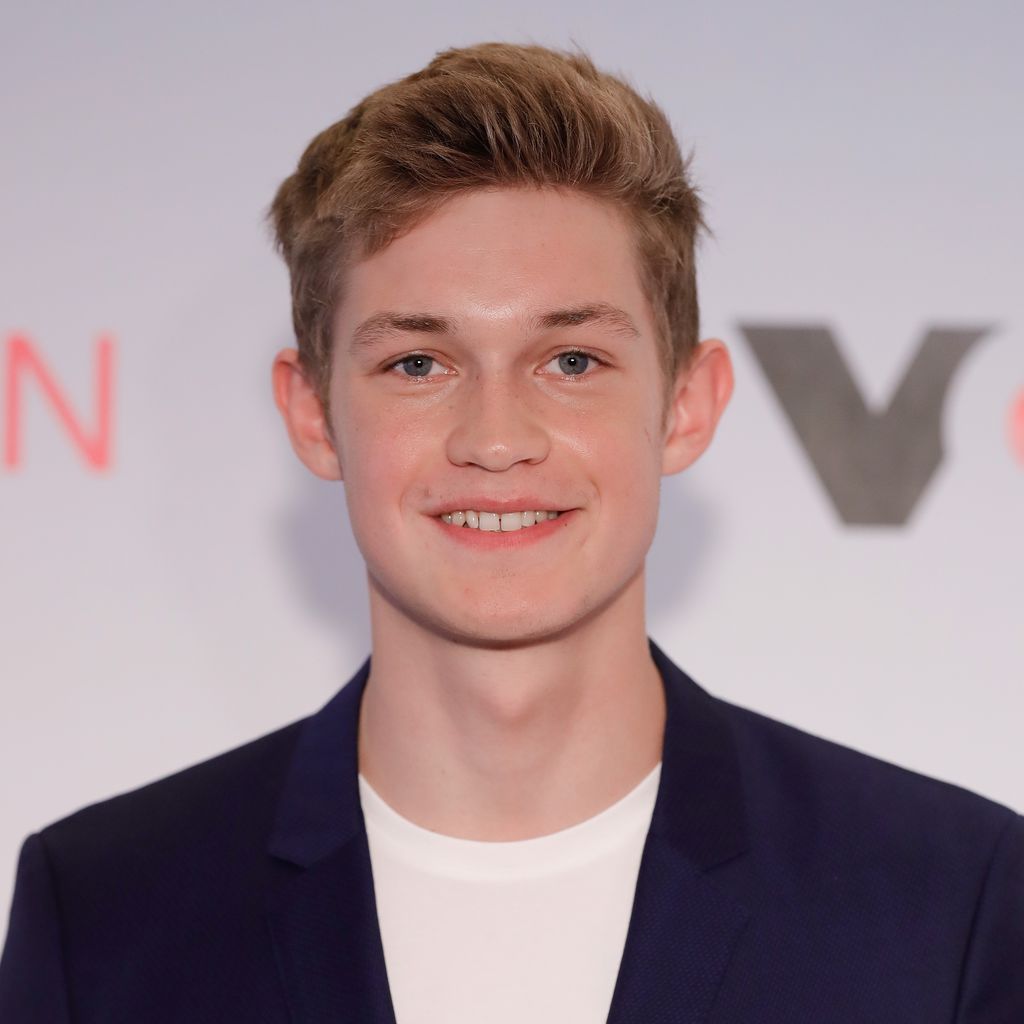 Damian Hardung, 2017 bei einem "Club der roten Bänder"-Fototermin