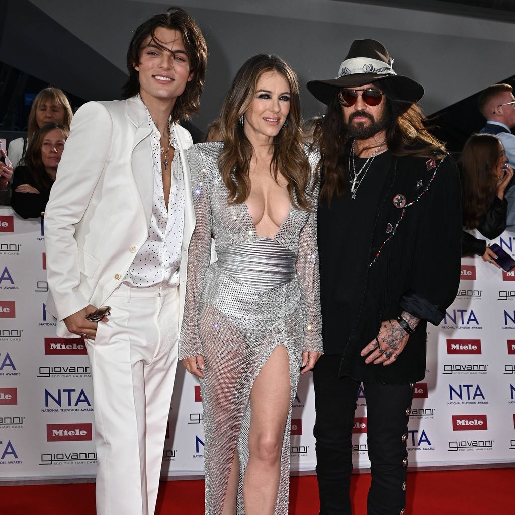Damian Hurley, Elizabeth Hurley und Billy Ray Cyrus, September 2025