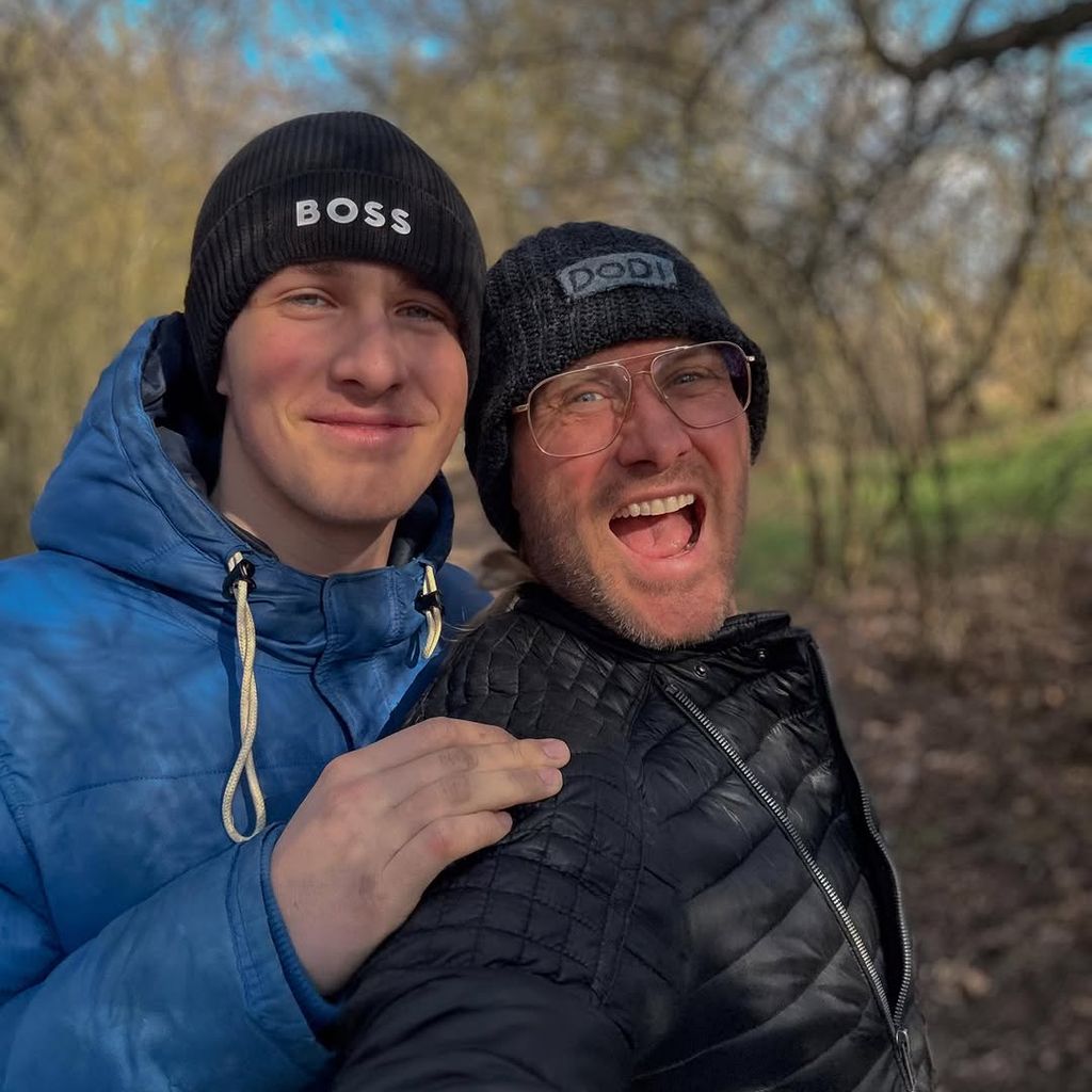 Daman und sein Vater Nico Schwanz, 2025