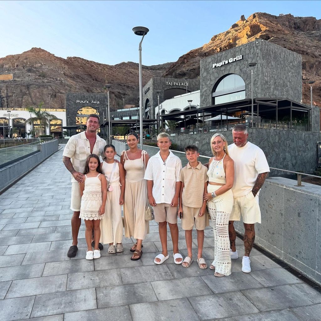 Dan Osborne und seine Familie