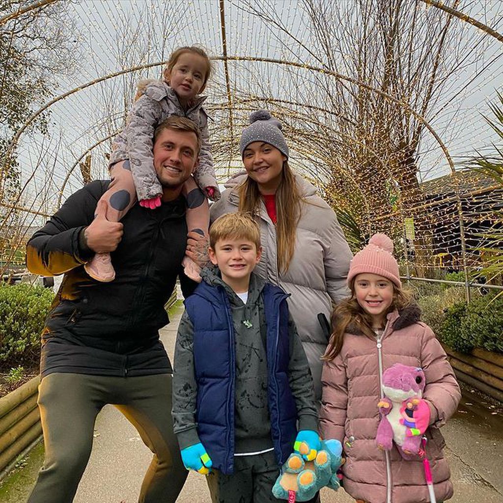 Dan Osborne und seine Familie