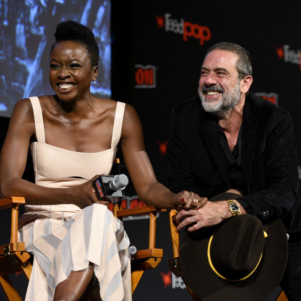 Danai Gurira und Jeffrey Dean Morgan auf der Comic Con in New York, 2018