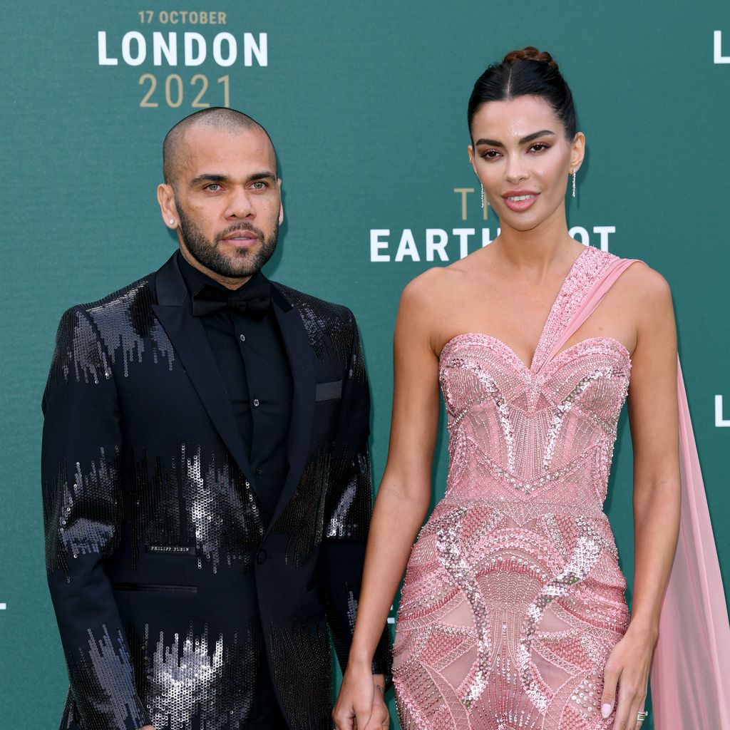 Dani Alves und Joana Sanz im Oktober 2021 in London