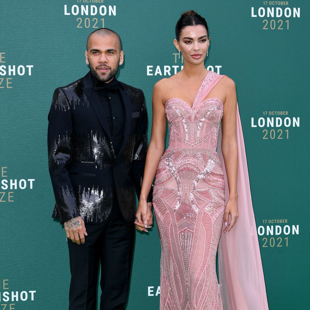 Dani Alves und Joana Sanz im Oktober 2021 in London