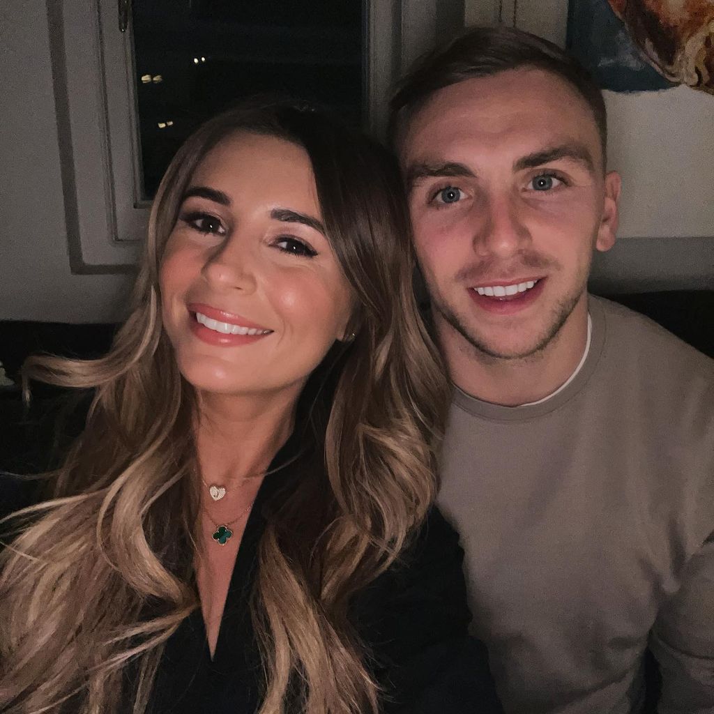 Dani Dyer und Jarrod Bowen im Februar 2024