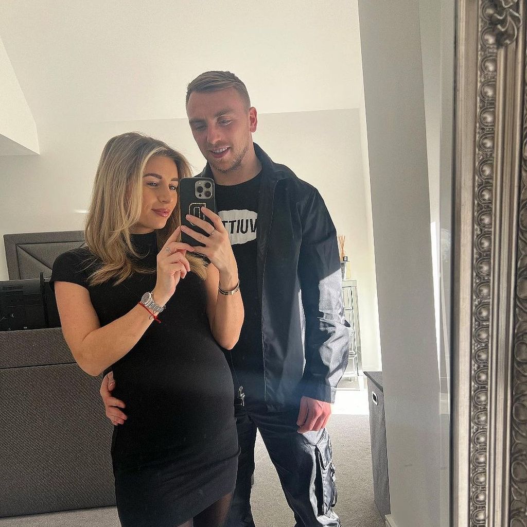Dani Dyer und Jarrod Bowen im Februar 2023