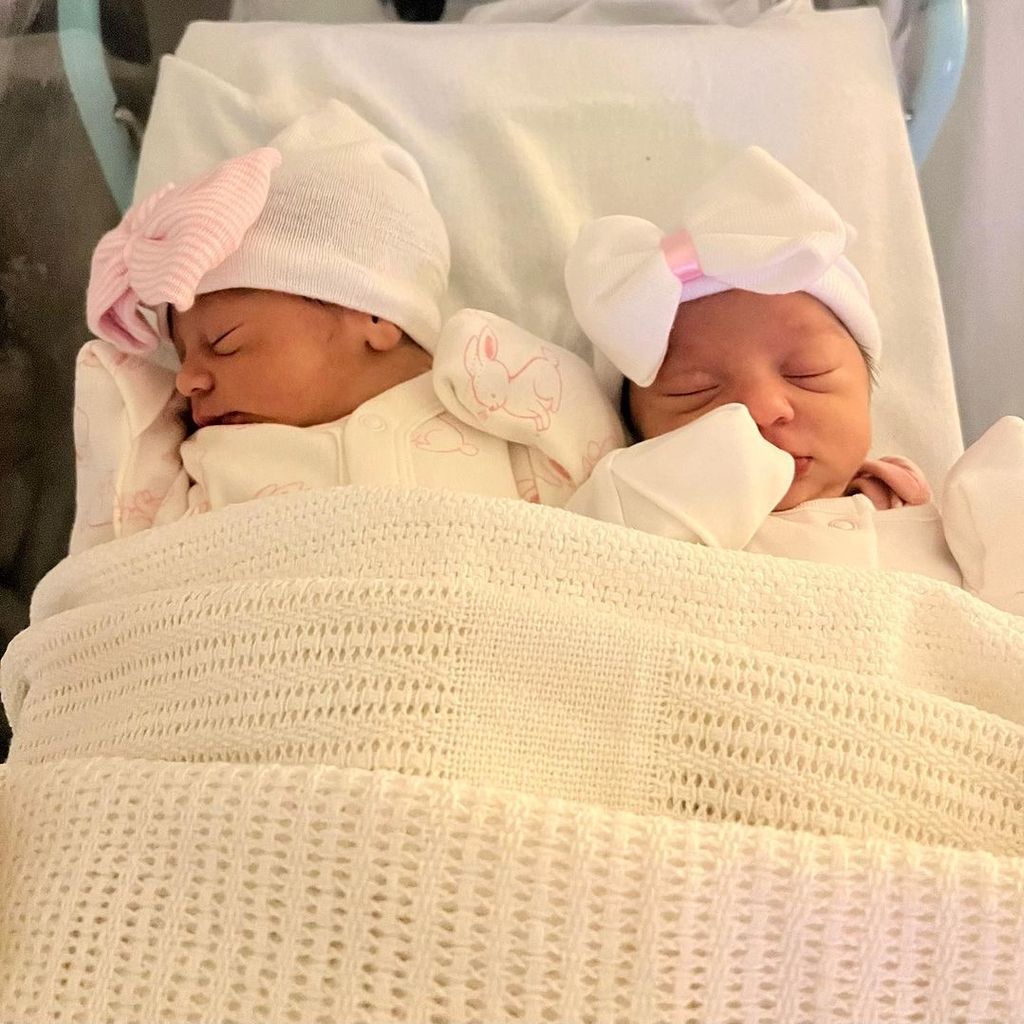 Dani Dyers Zwillinge im Mai 2023