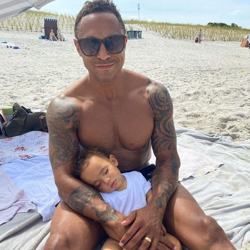 Daniel Aminati und seine Tochter, August 2023