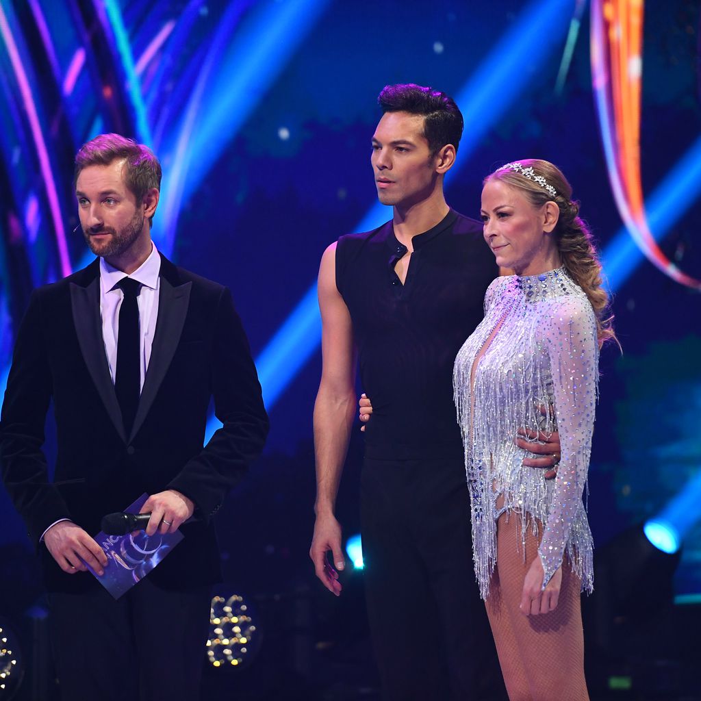 Daniel Boschmann, Jamal Othman und Jenny Elvers bei "Dancing on Ice"