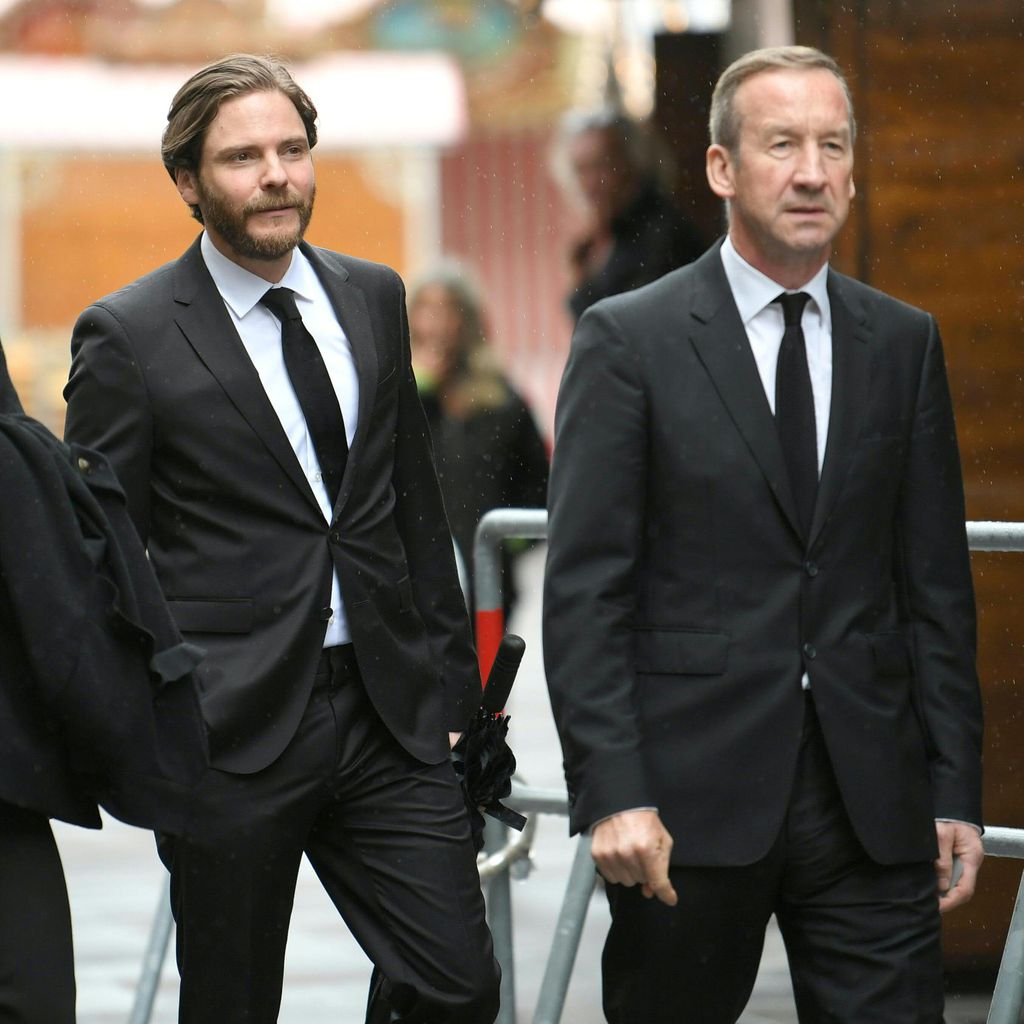 Daniel Brühl kurz vor der Trauerfeier zu Ehren Niki Laudas