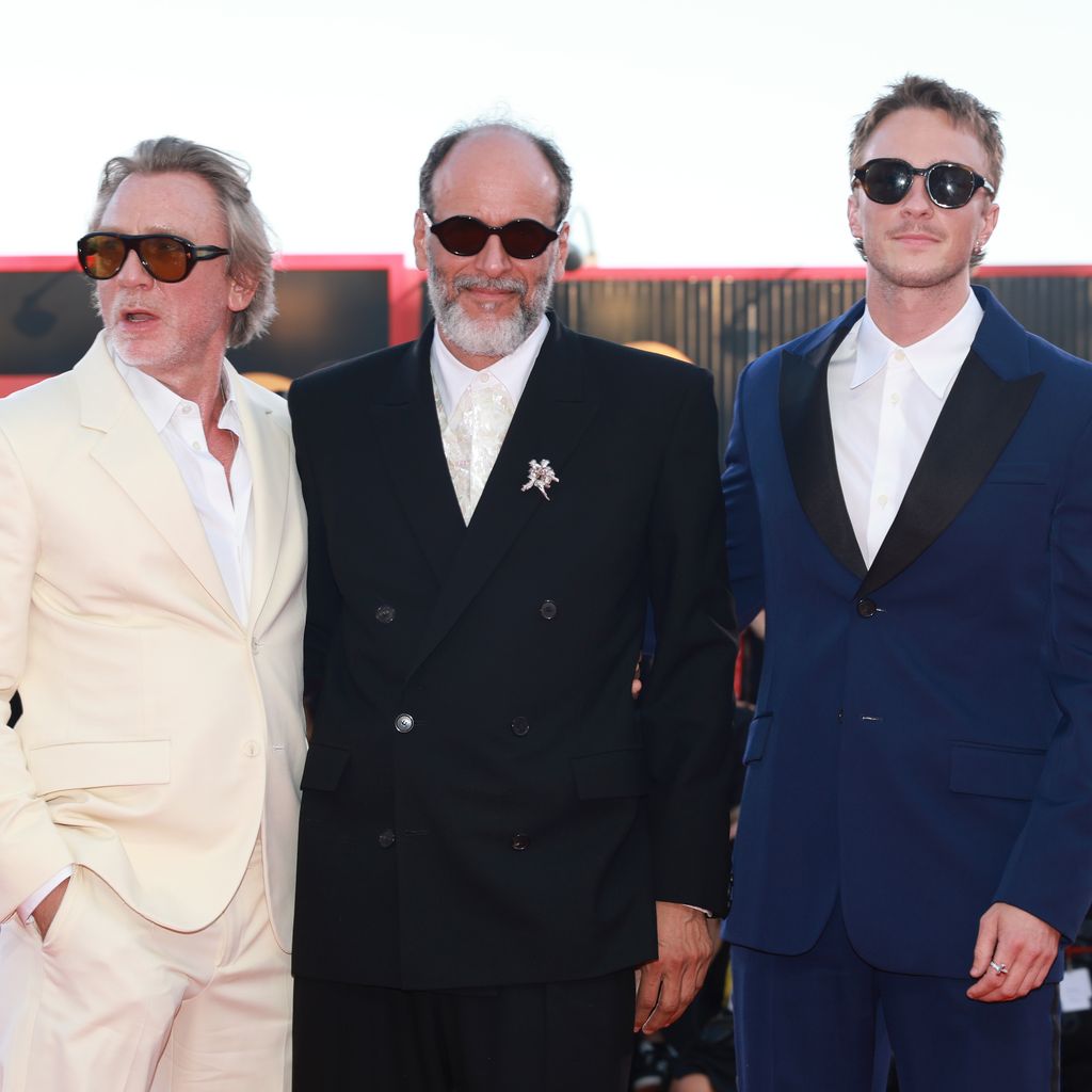 Daniel Craig, Luca Guadagnino und Drew Starkey