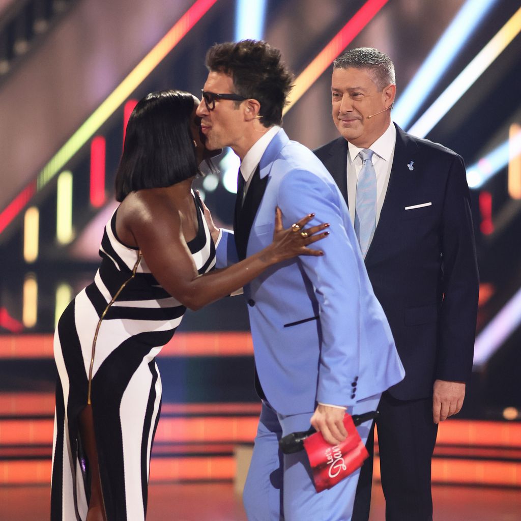 Daniel Hartwich, Motsi Mabuse und Joachim Llambi bei "Let's Dance"