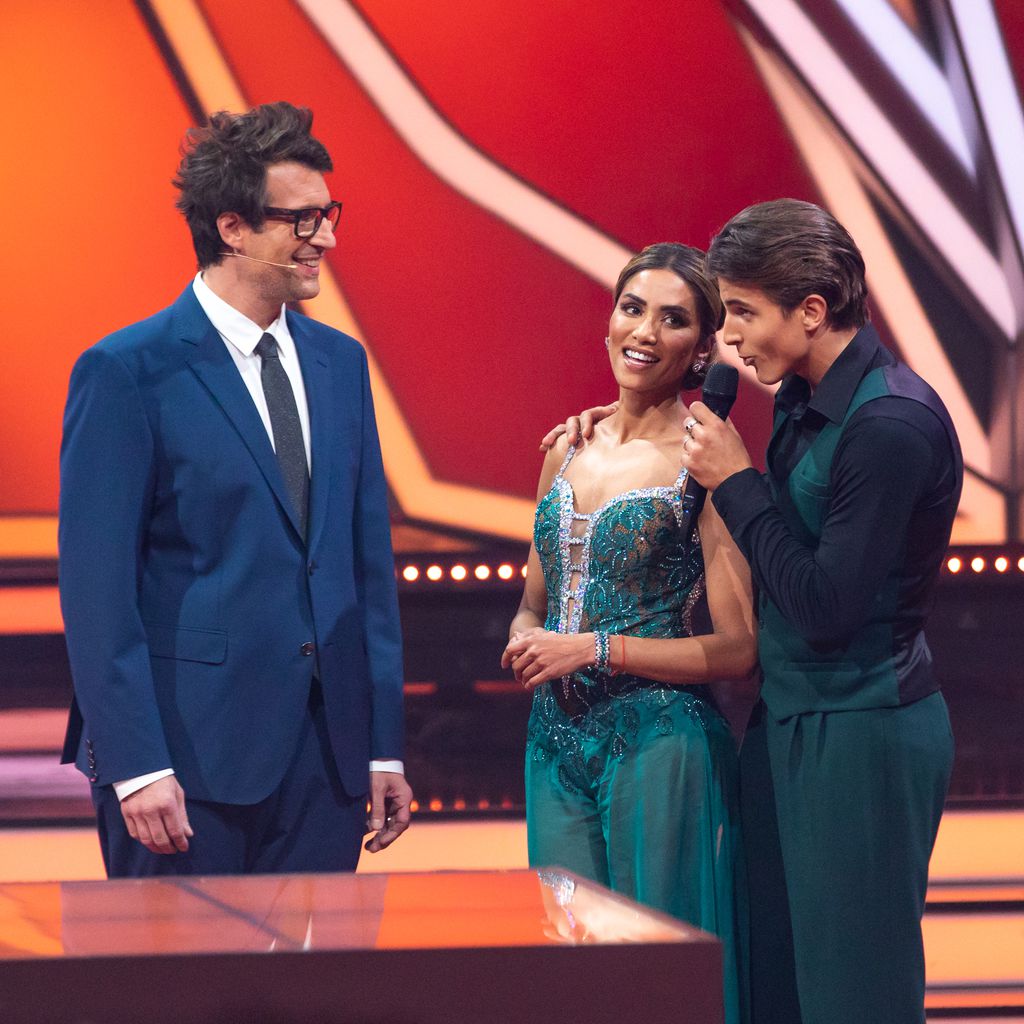 Daniel Hartwich, Sabrina Setlur und Nikita Kuzmin bei "Let's Dance"