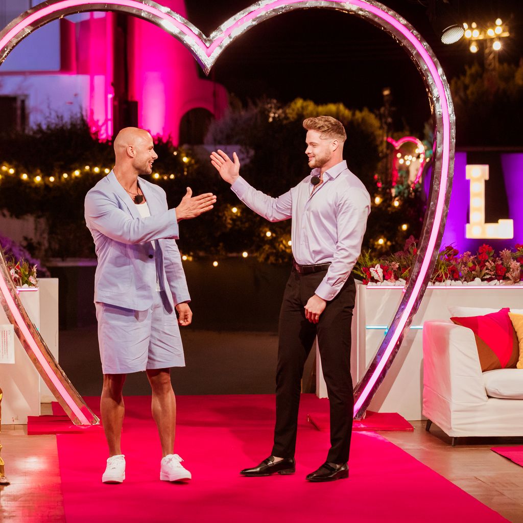 Oli P., Sylvie Meis, Derryl und Daniel bei "Love Island" 2023