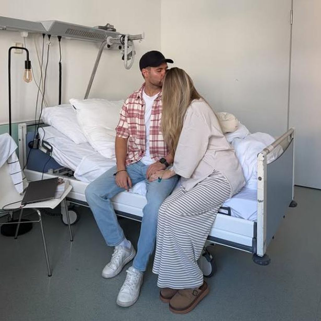 Ex-Bachelorette-Kandidat Daniel Lott mit seiner Frau Eva, Januar 2026