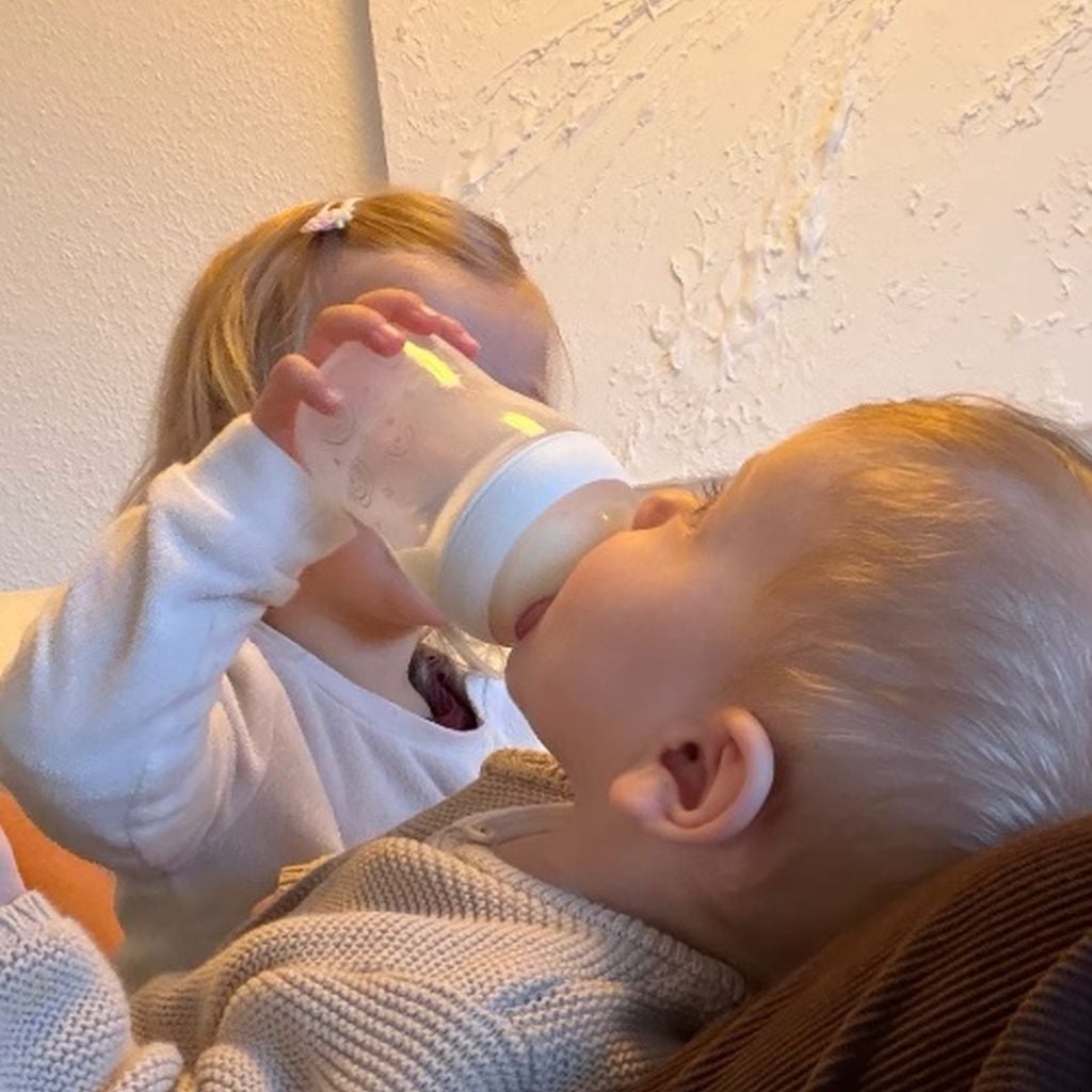 Eva und Daniel Lotts Kinder Mavie und Leo