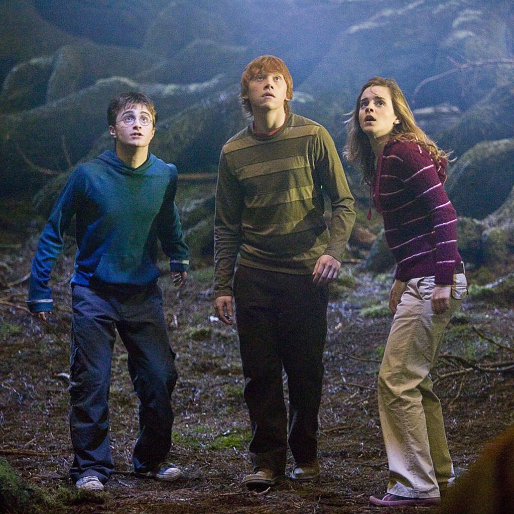Daniel Radcliffe, Rupert Grint und Emma Watson in "Harry Potter"