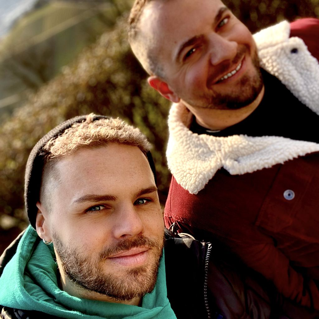 Daniel Schuhmacher und sein Freund Flo