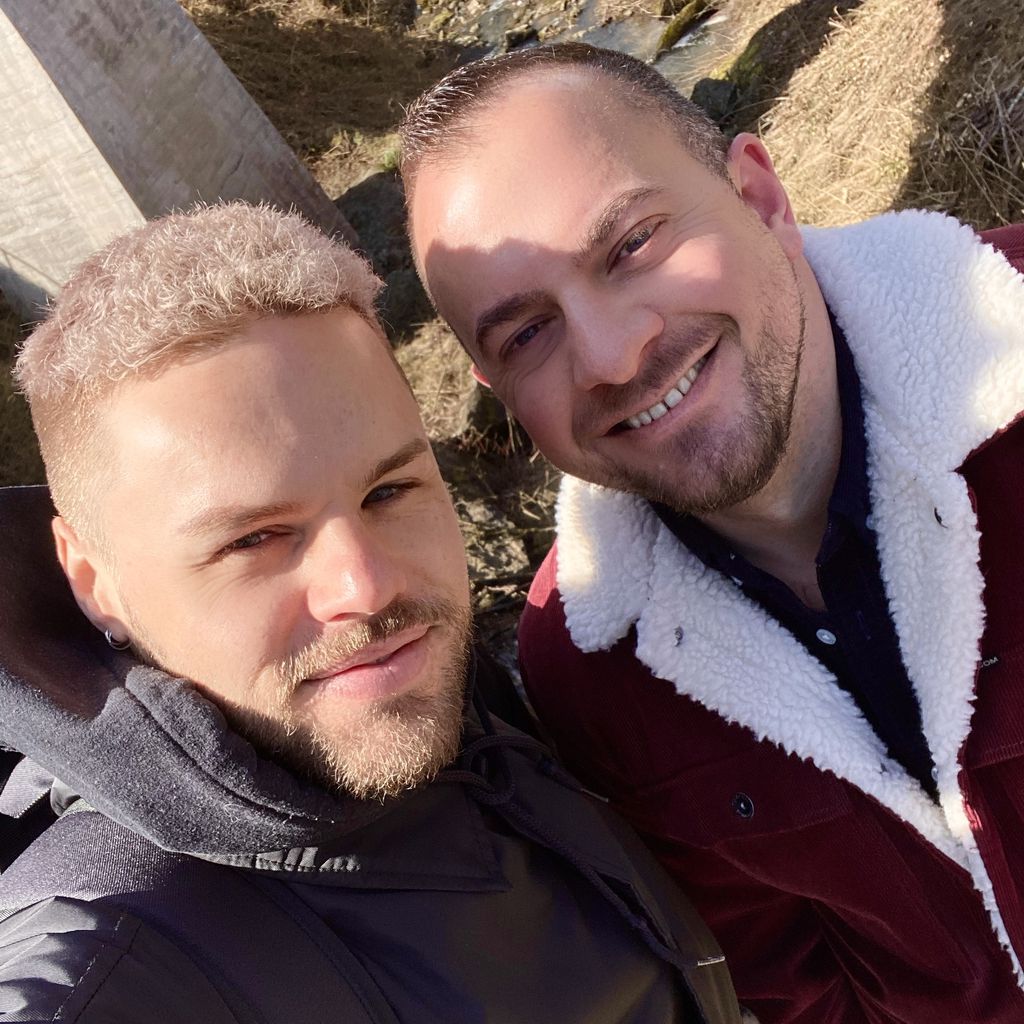 Daniel Schuhmacher und sein Freund Flo