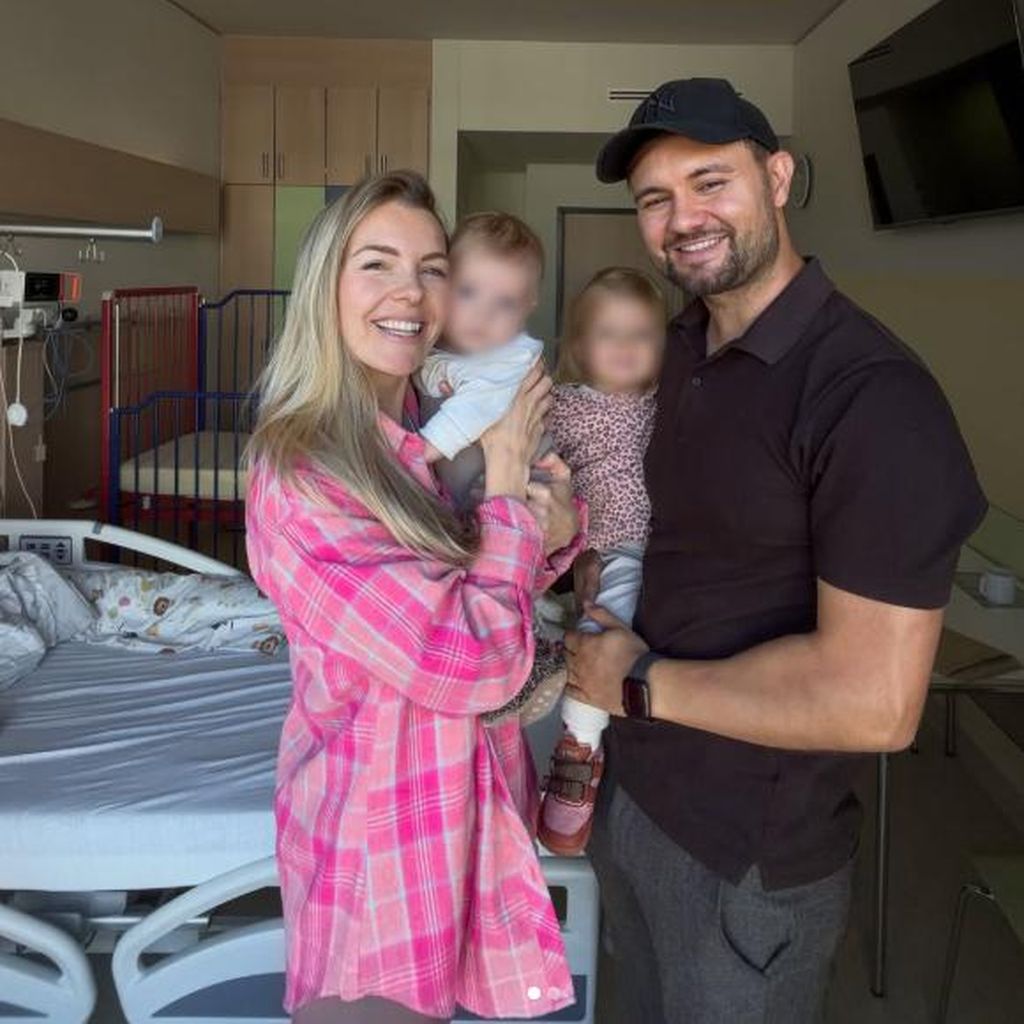 Daniel und Eva Lott mit ihren Kindern Leo und Mavie