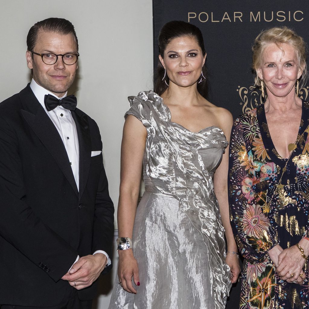 Daniela und Victoria von Schweden mit Trudie Styler und Musiker Sting in Stockholm