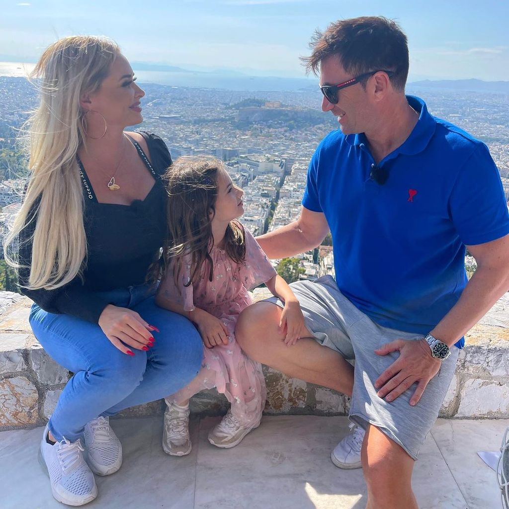 Daniela Katzenberger, Tochter Sophia und Lucas Cordalis in Griechenland 2022