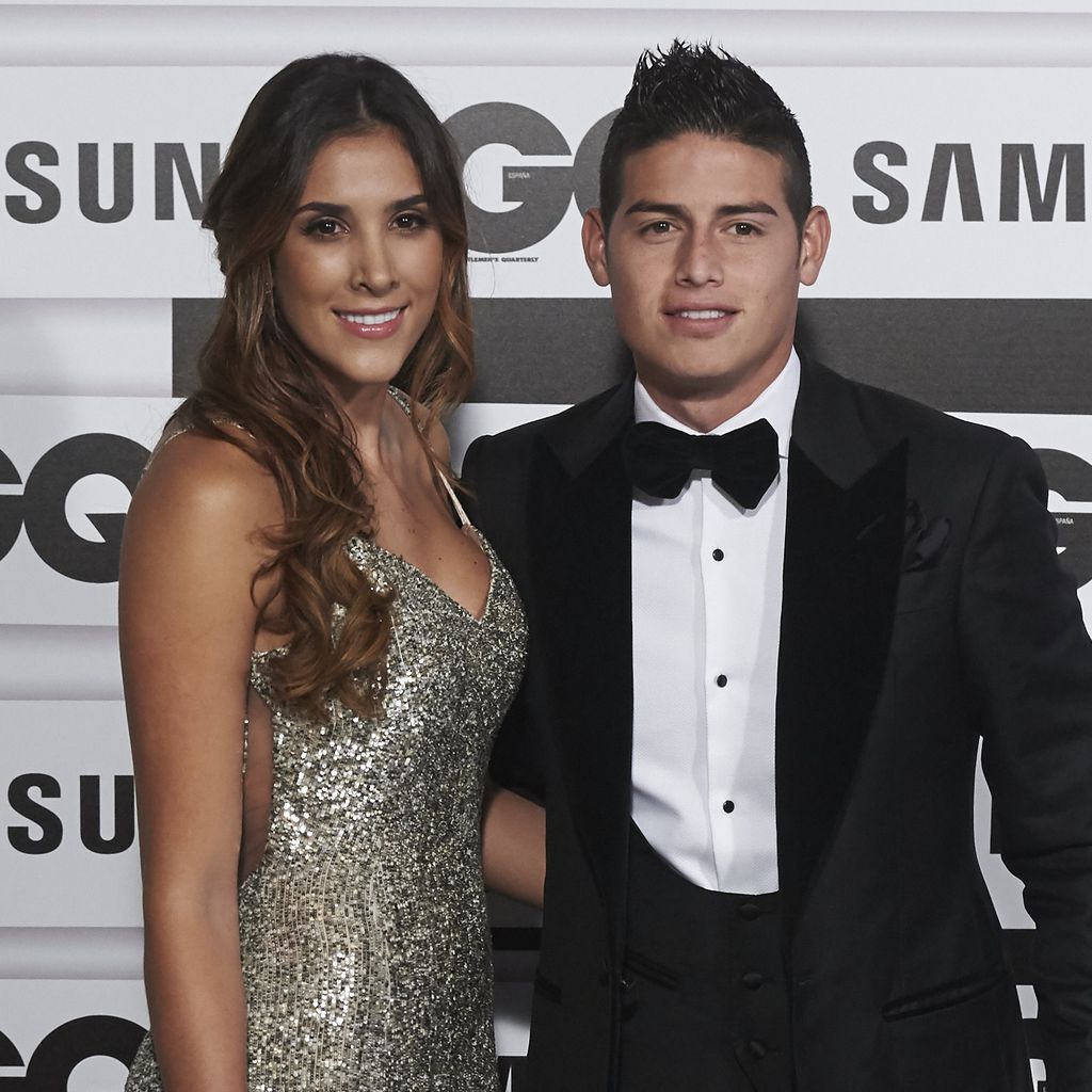 Daniela Ospina & James Rodriguez bei den GQ Man of the Year Awards 2015 in Madrid