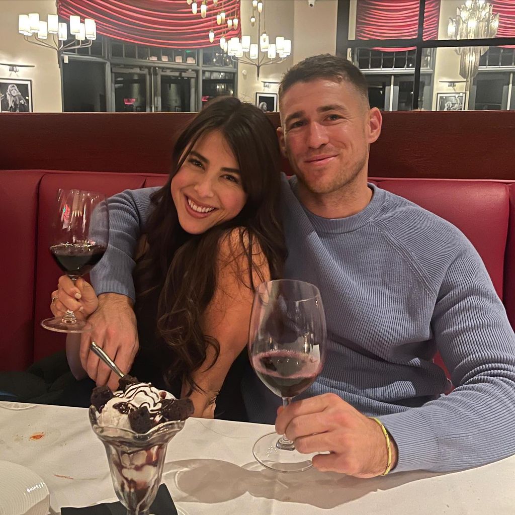 Daniella Monet und ihr Mann Andrew Gardner, November 2022