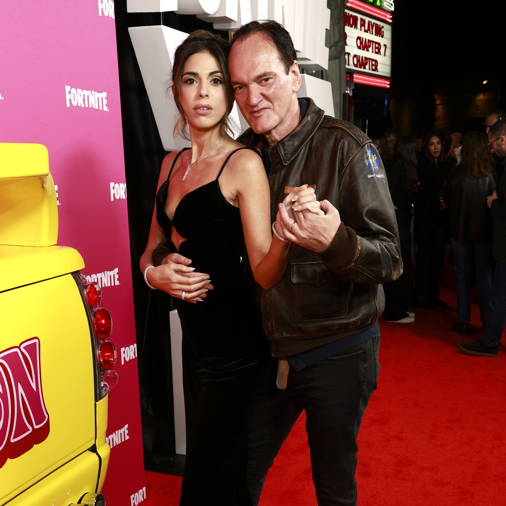 Daniella Pick und Quentin Tarantino bei "Fortnite Now Playing"