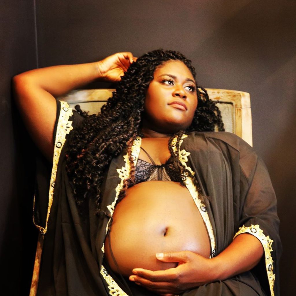 Schwangere Danielle Brooks im Juli 2019