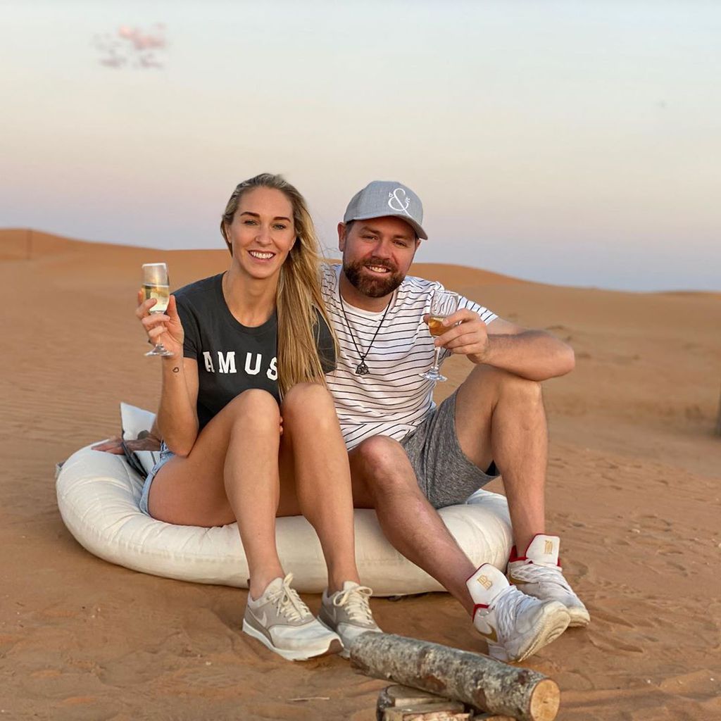 Danielle Parkinson und Brian McFadden, November 2019