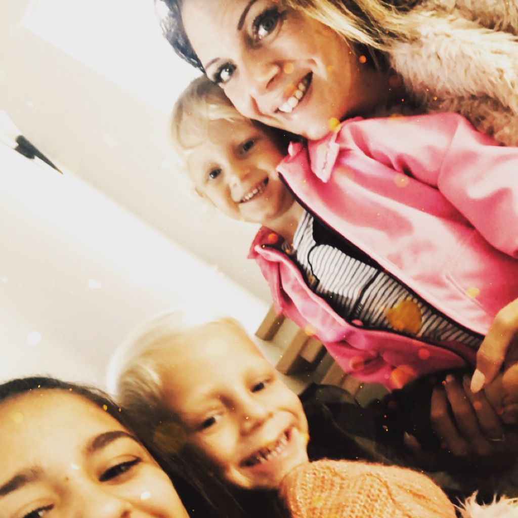 Danni Büchner mit ihren Kids