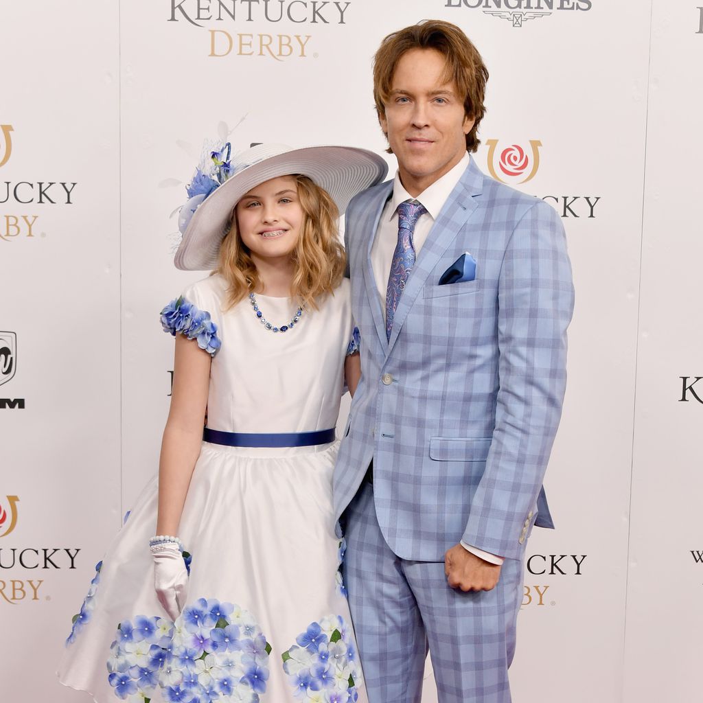 Dannielynn Birkhead und Larry Birkhead auf einer Sport-Veranstaltung in Kentucky