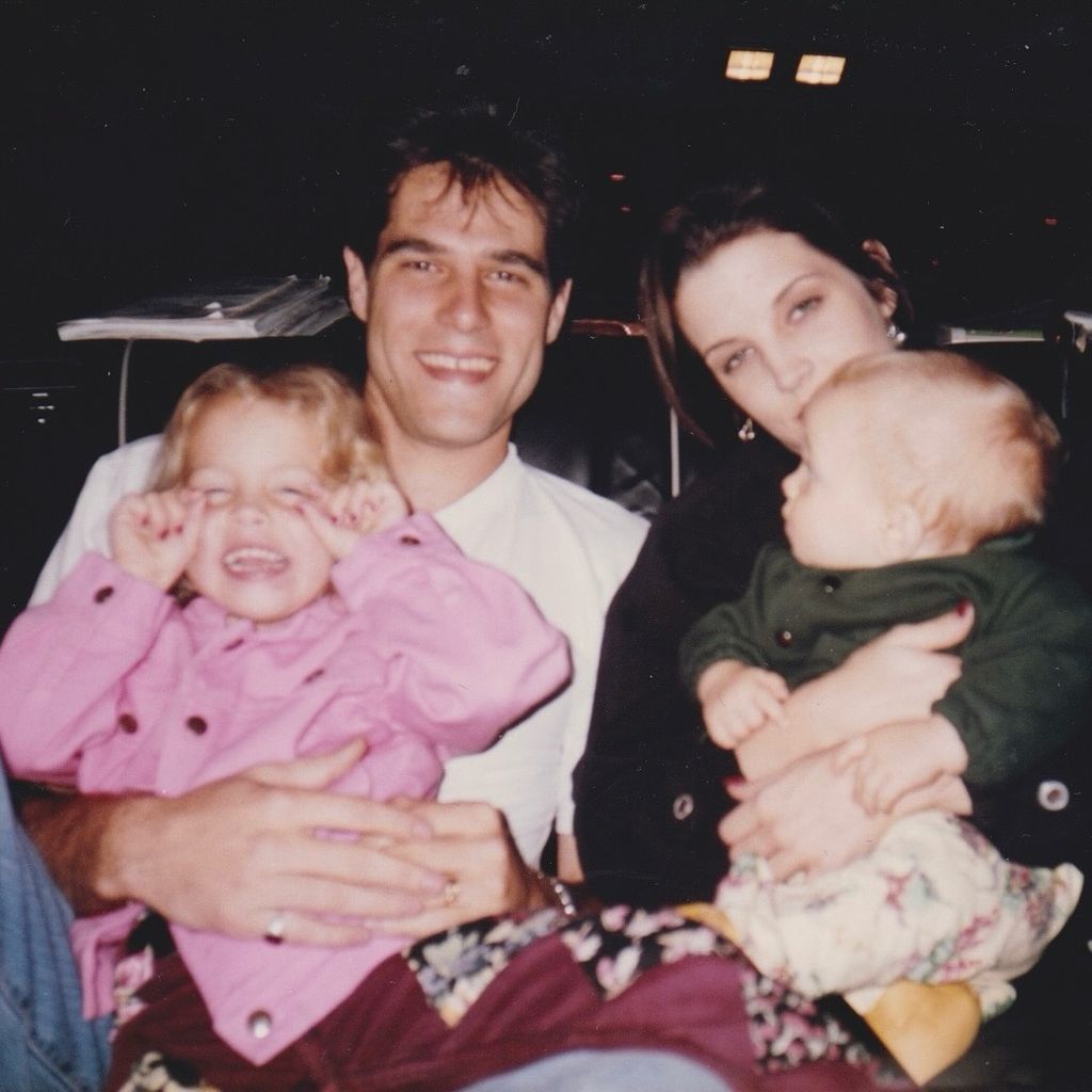 Danny Keough, Lisa Marie Presley, Riley Keough und Benjamin Keough