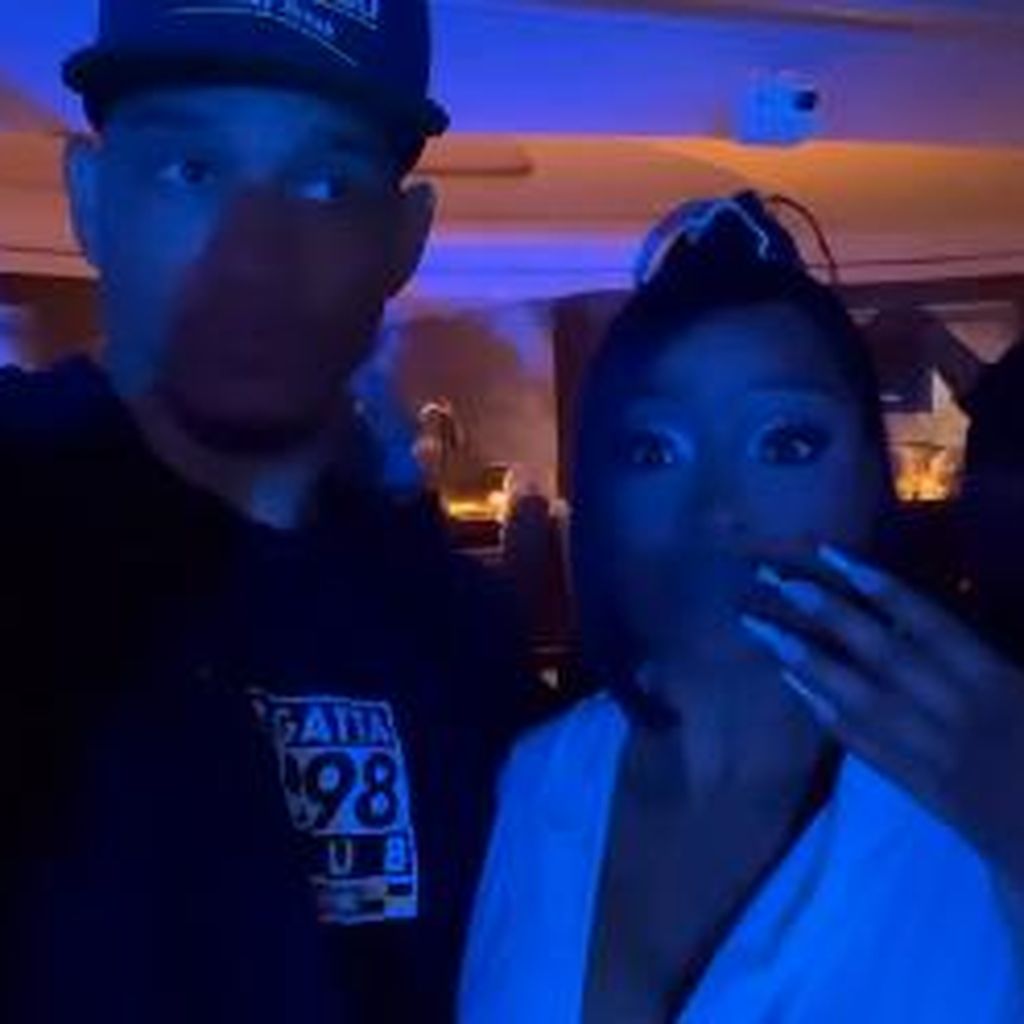 Darius Jackson und Keke Palmer auf einem Konzert