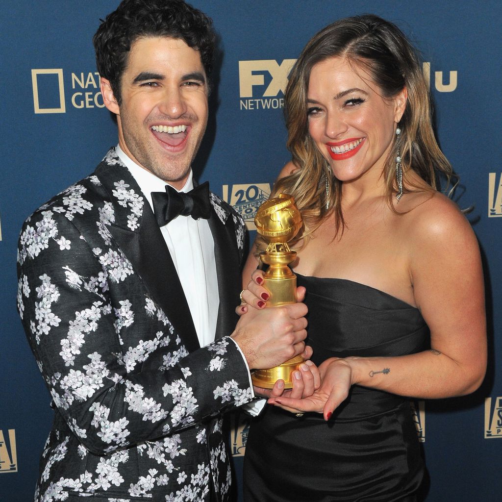 Darren Criss und Mia Swier bei den Golden Globe Awards 2019