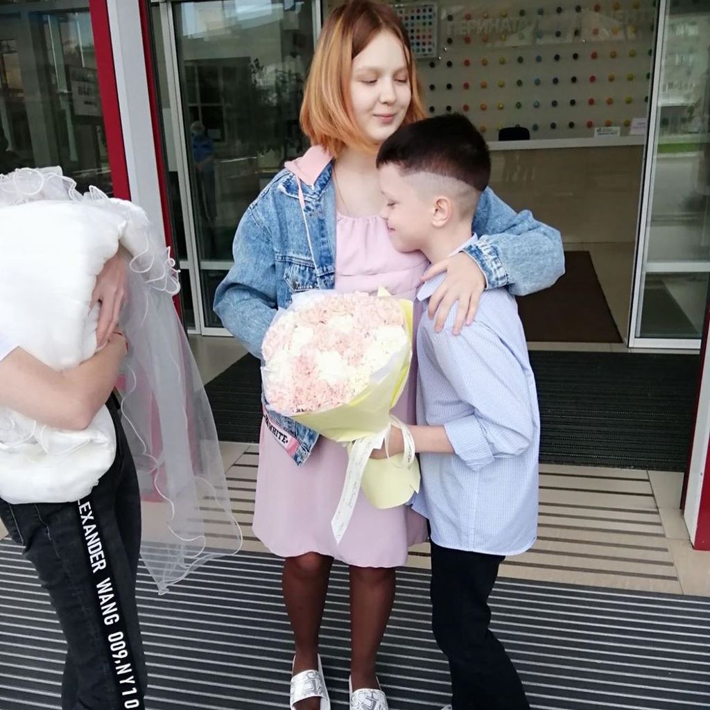 Darya, Ivan und Baby Emily