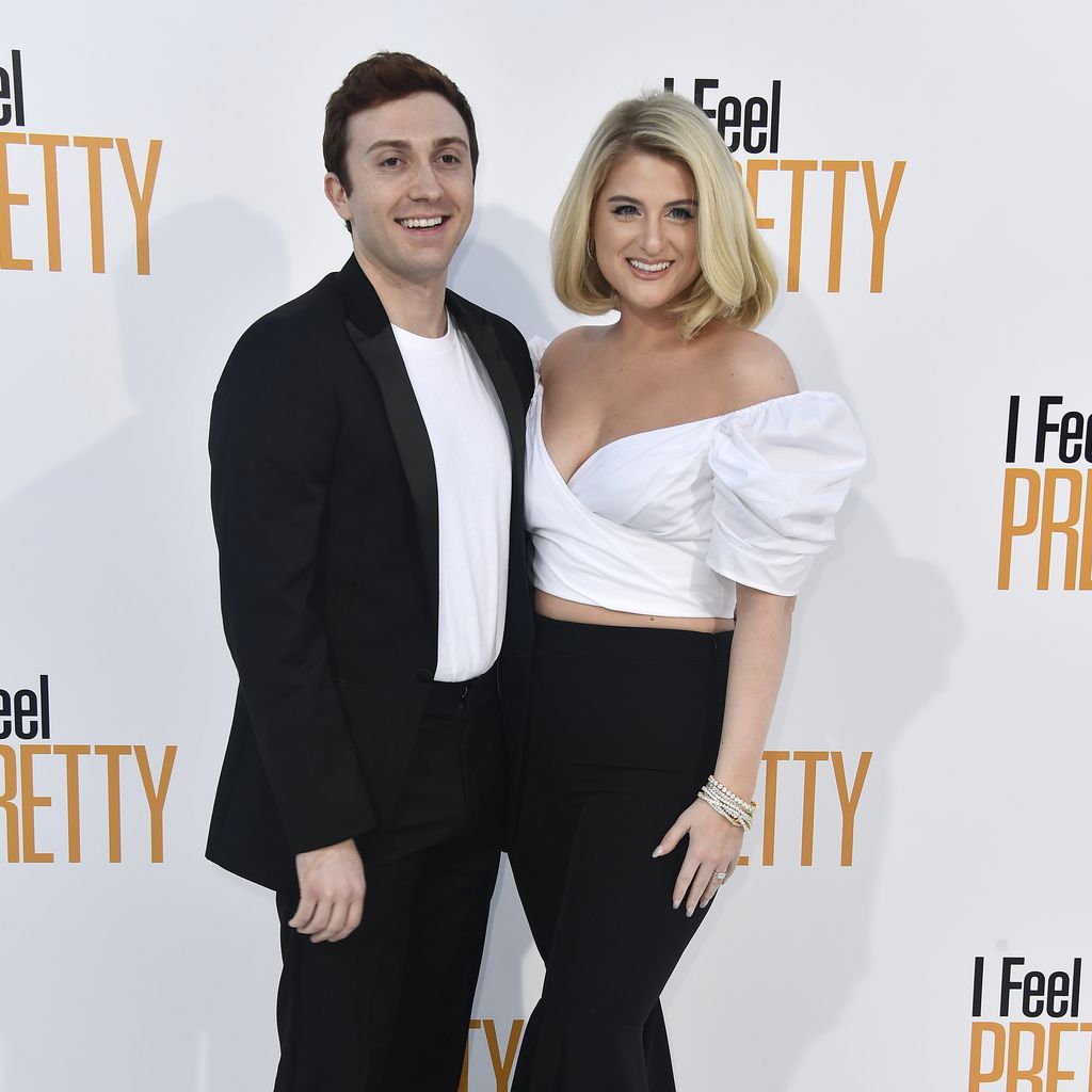 Daryl Sabara und Meghan Trainor bei der Filmpremiere von "I feel pretty", April 2018