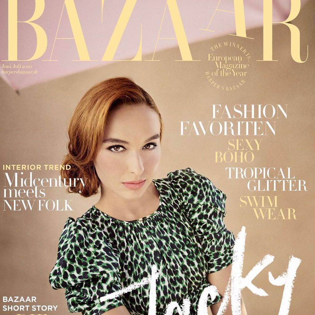Das aktuelle Cover der "Harper's Bazaar" mit Topmodel Jacky
