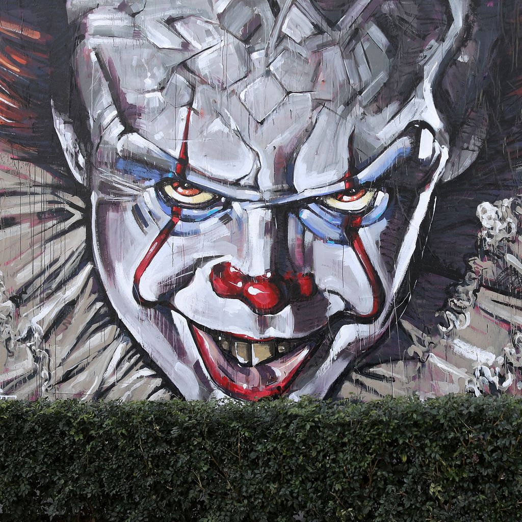Das berühmte Clown-Motiv aus Stephen Kings Film „Es“