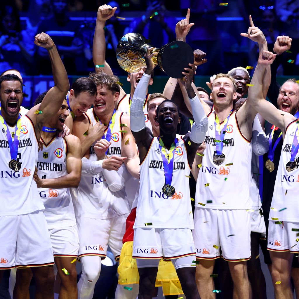 Das deutsche Basketballteam bei der WM 2023
