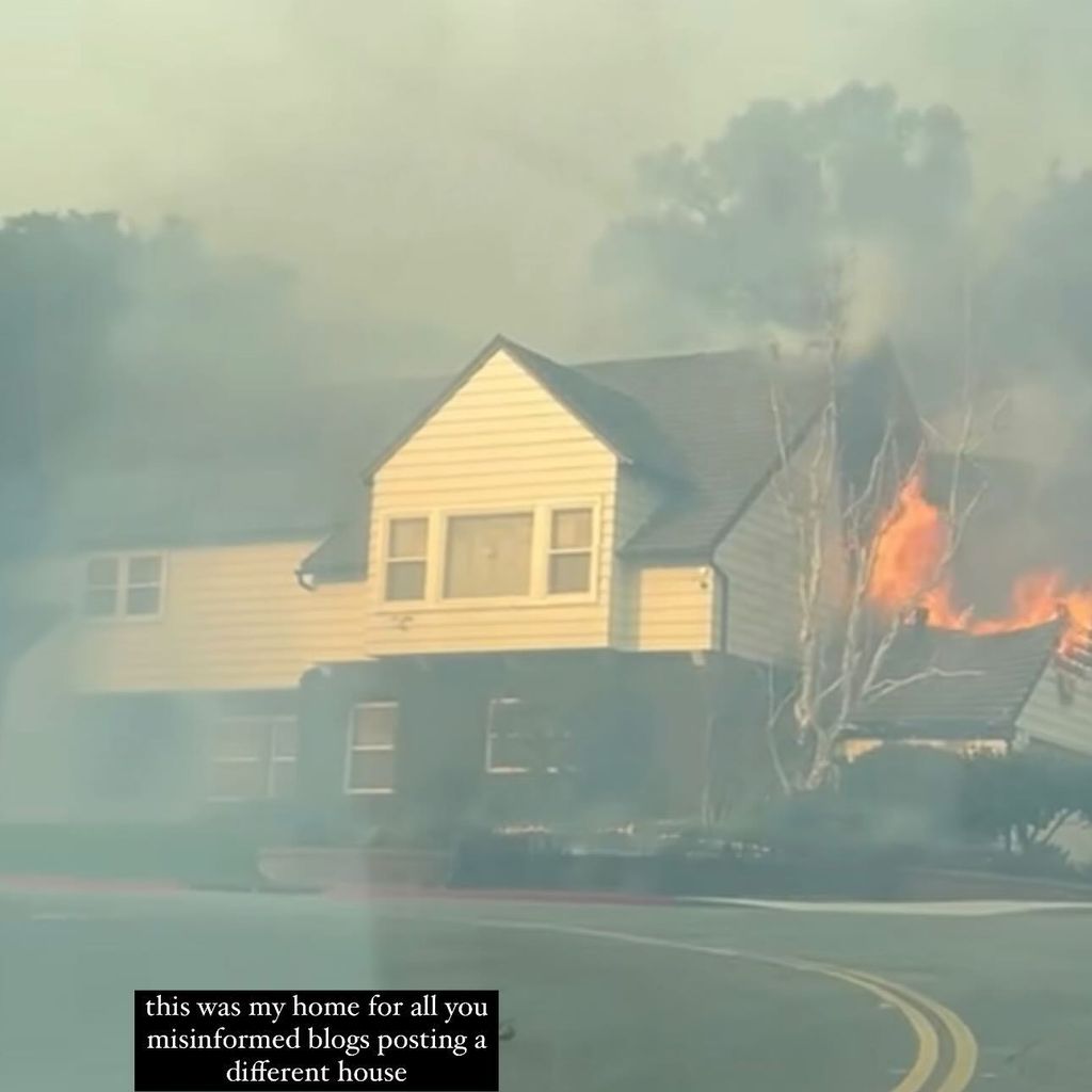 Das Haus von Sängerin Jhené Aiko in Flammen, bei Waldbränden von L.A.