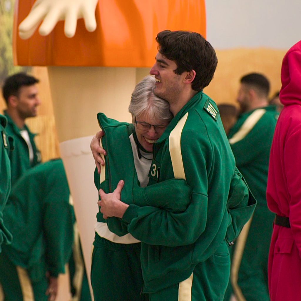 Das Mutter-Sohn-Duo bei "Squid Game: The Challenge"