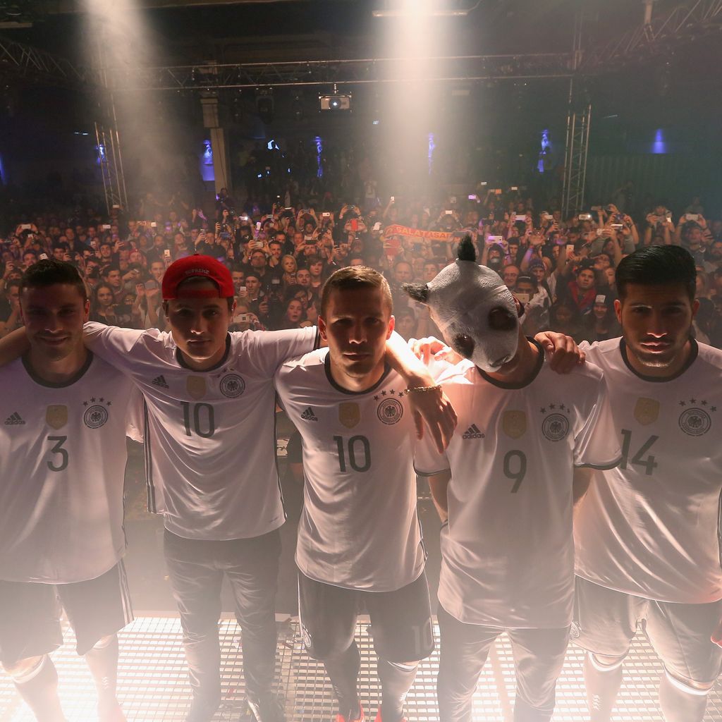 Lukas Podolski und Cro